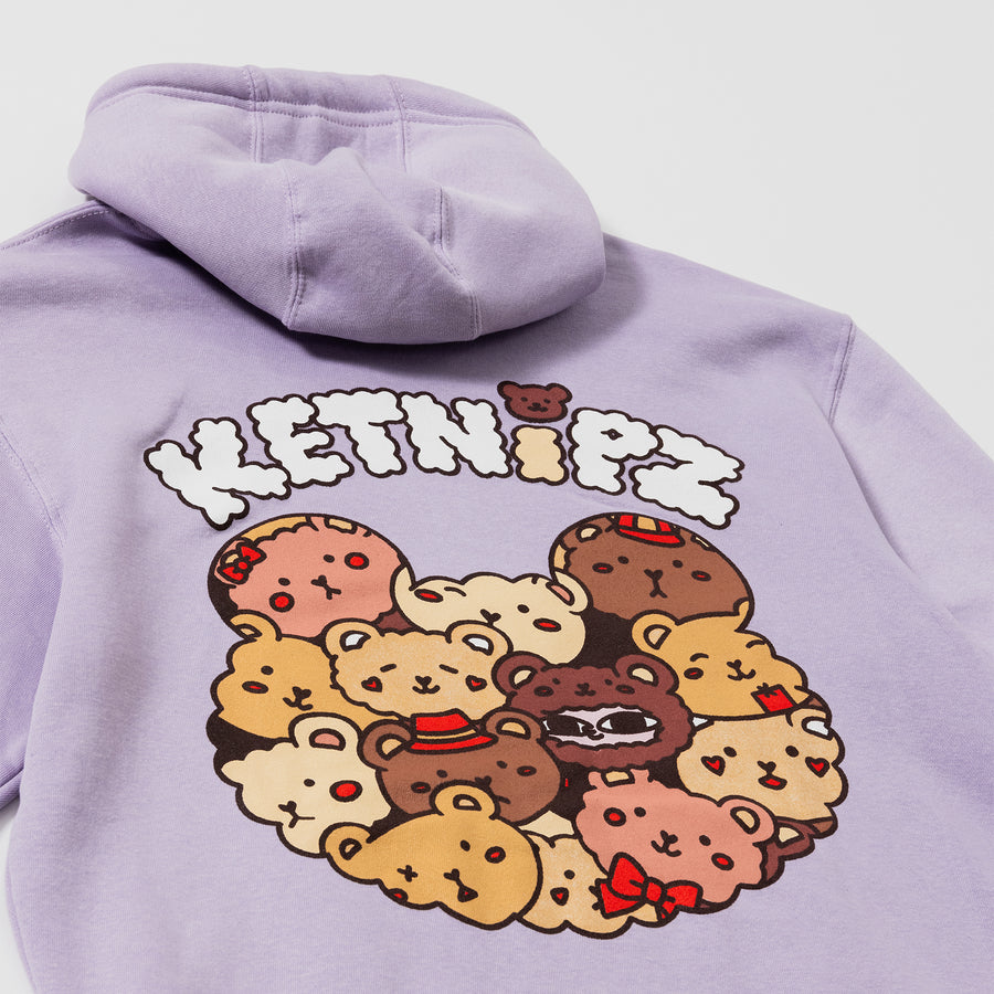 Ketnipz Teddy Bean Lilac Hoodie