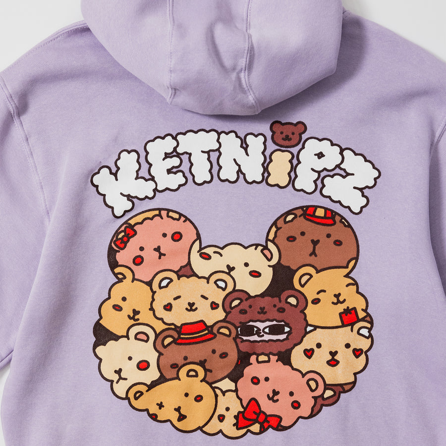 Ketnipz Teddy Bean Lilac Hoodie