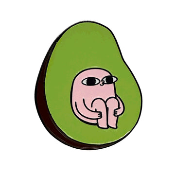 Bean Avocado Enamel Pin