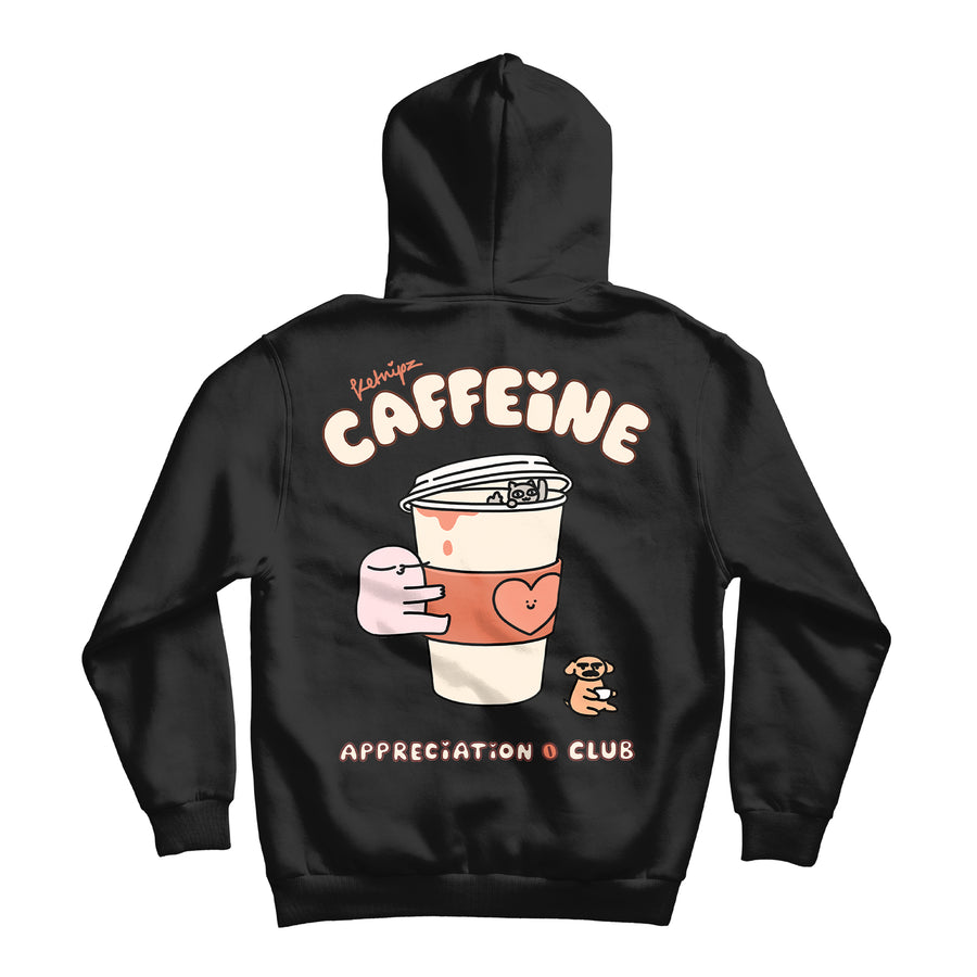 Ketnipz Caffeine Appreciation Club Black Hoodie