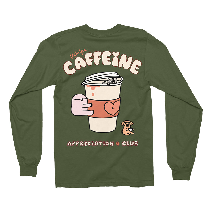 Ketnipz Caffeine Appreciation Club Forest Long Sleeve