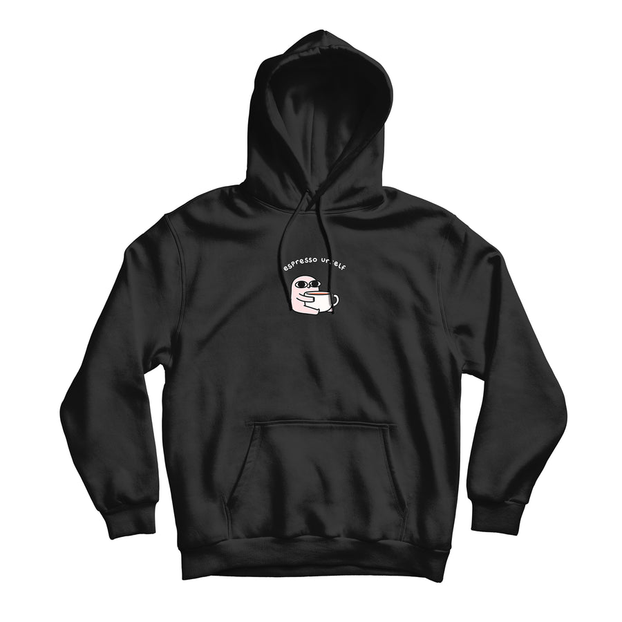 Espresso Yourself Black Hoodie