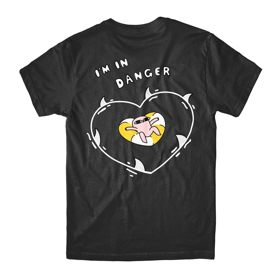 I'm In Danger Black Tee