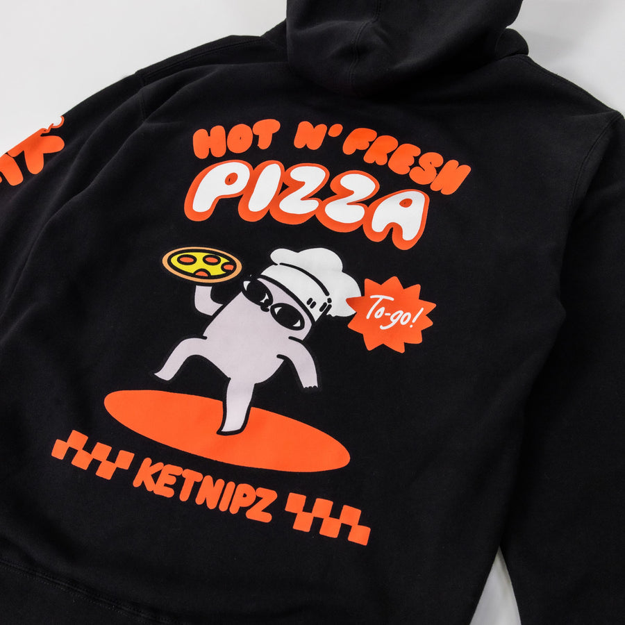 HnF Pizza Black Hoodie