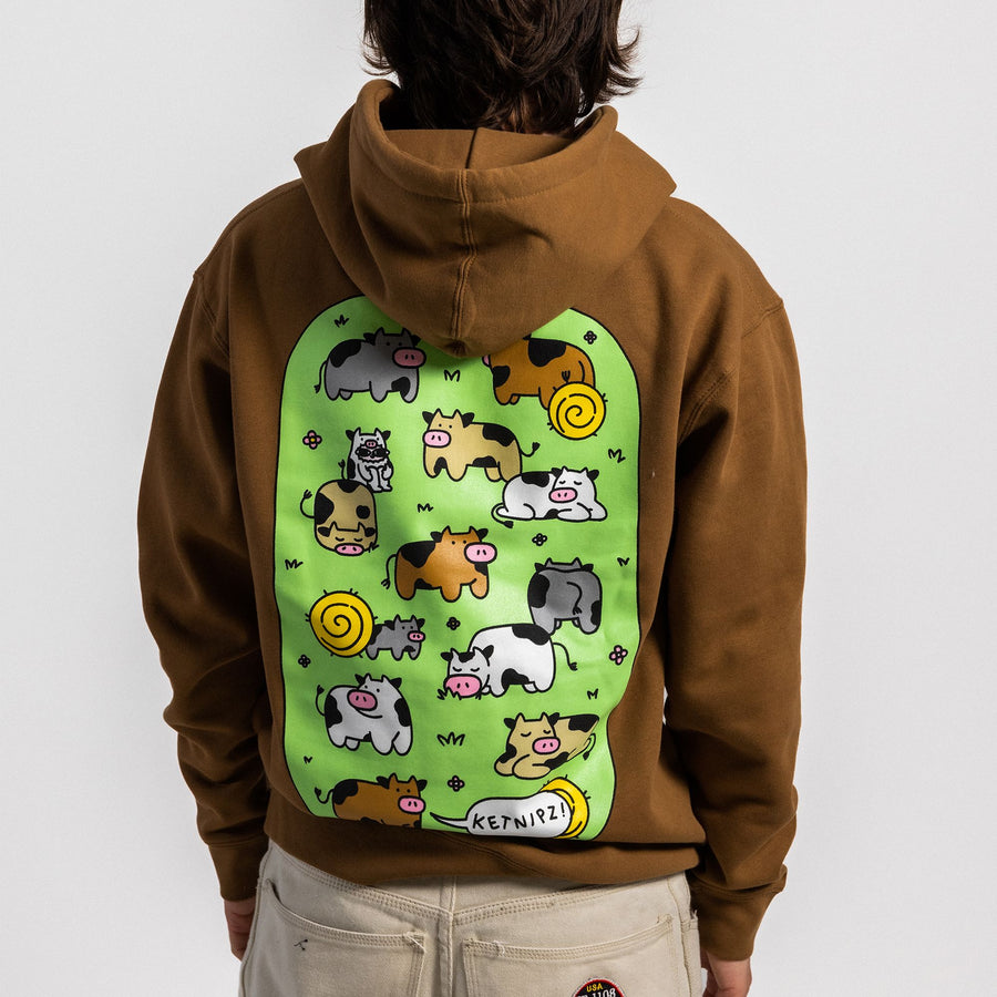 Cow Bean Saddle Hoodie