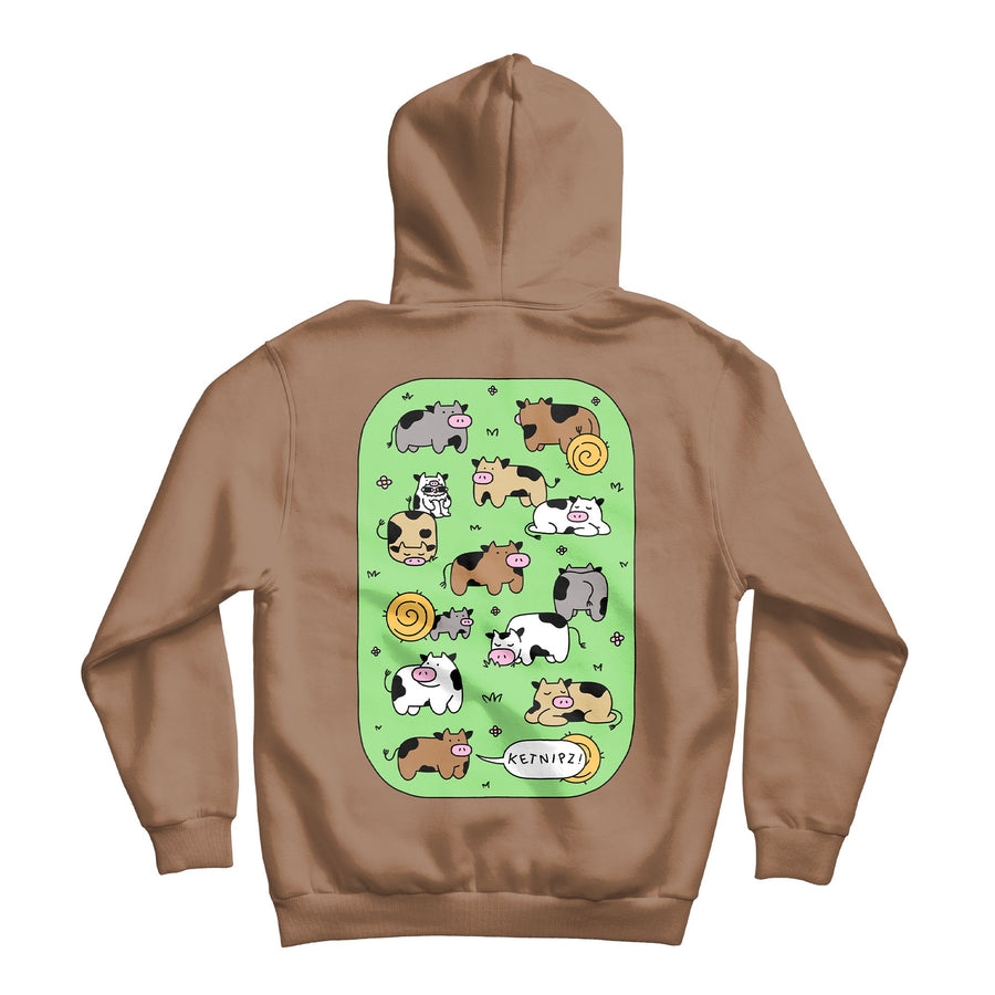 Cow Bean Saddle Hoodie