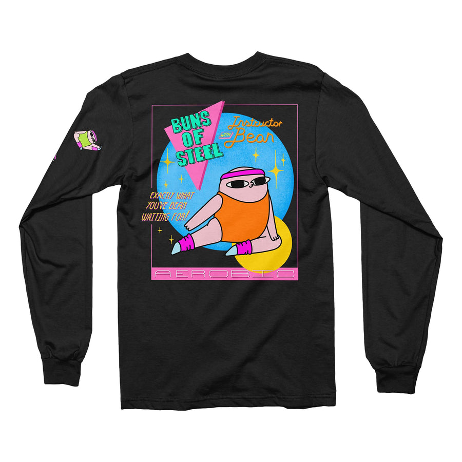 Buns of Steel Black Long Sleeve