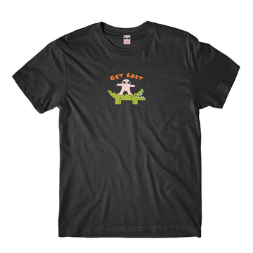 Get Lost Black Tee