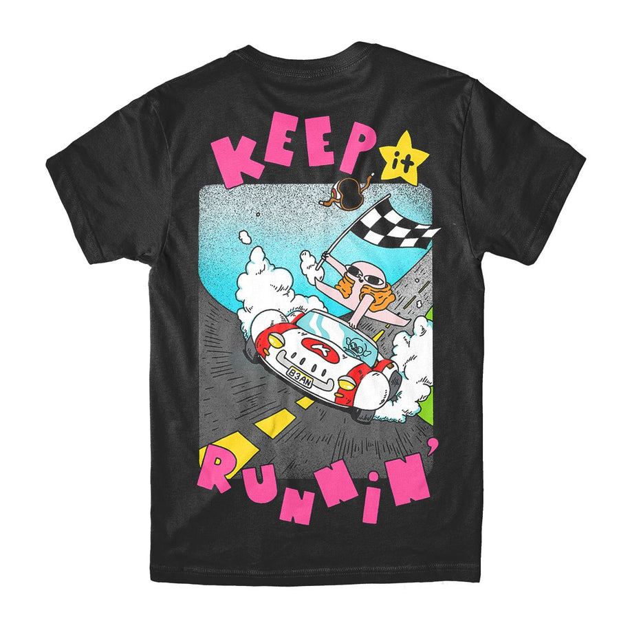 Keep Runnin' Black Tee