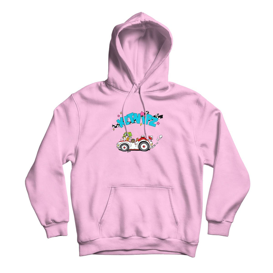 Keep Runnin' Light Pink Hoodie