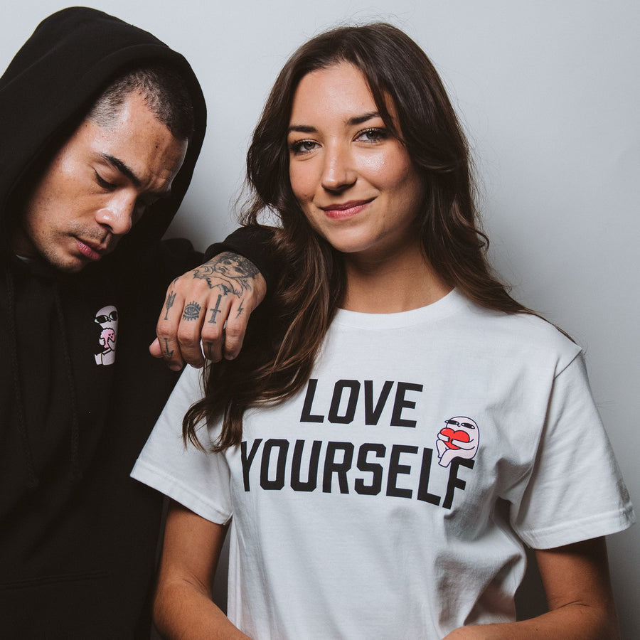 Ketnipz x Millinsky Love Yourself White Tee