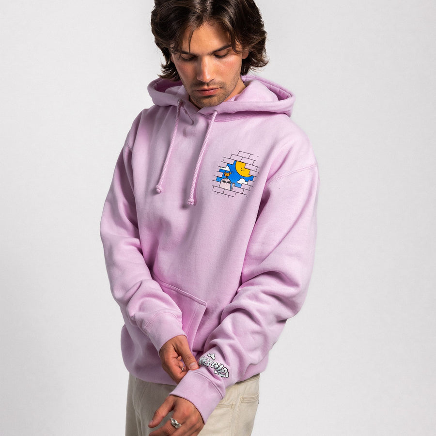 Go Outside Light Pink Hoodie