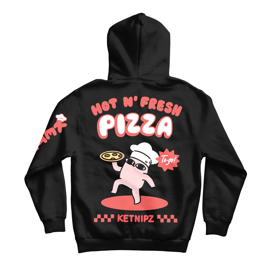 HnF Pizza Black Hoodie