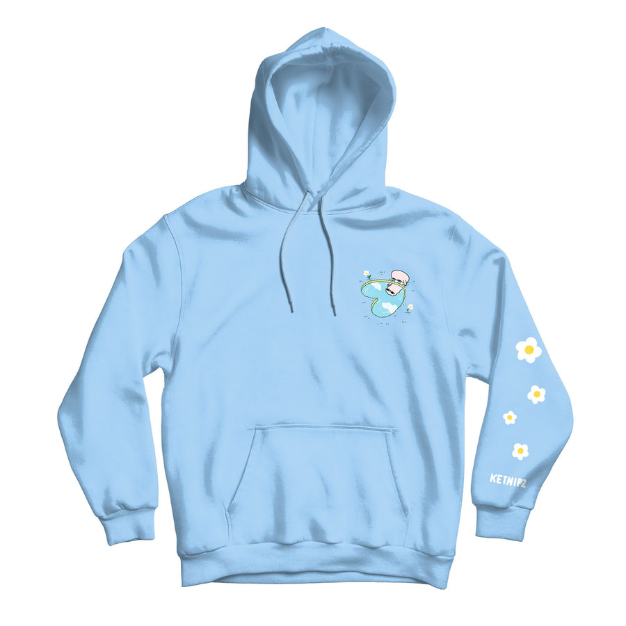 Nature Bean Light Blue Hoodie